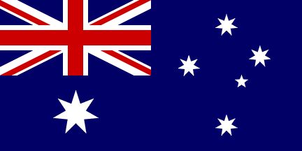 Australia Flag (210D Nylon), Size: 36x72"