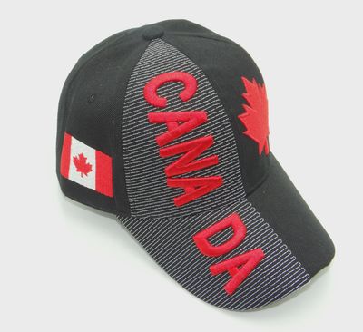 Canada 3D Embroidered Baseball Hat