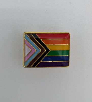 Progressive Pride Flag Lapel Pin