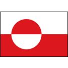 Greenland  Flag (Econo Polyester), Size: 36x60"