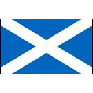 St. Andrew's Cross Flag (Econo Polyester), Size: 36x60"