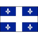 Quebec Flag (Polyknit), Size: 36x72"