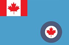 RCAF Stick Flag (6" x 10")