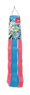 Hummingbirds And Roses Windsock