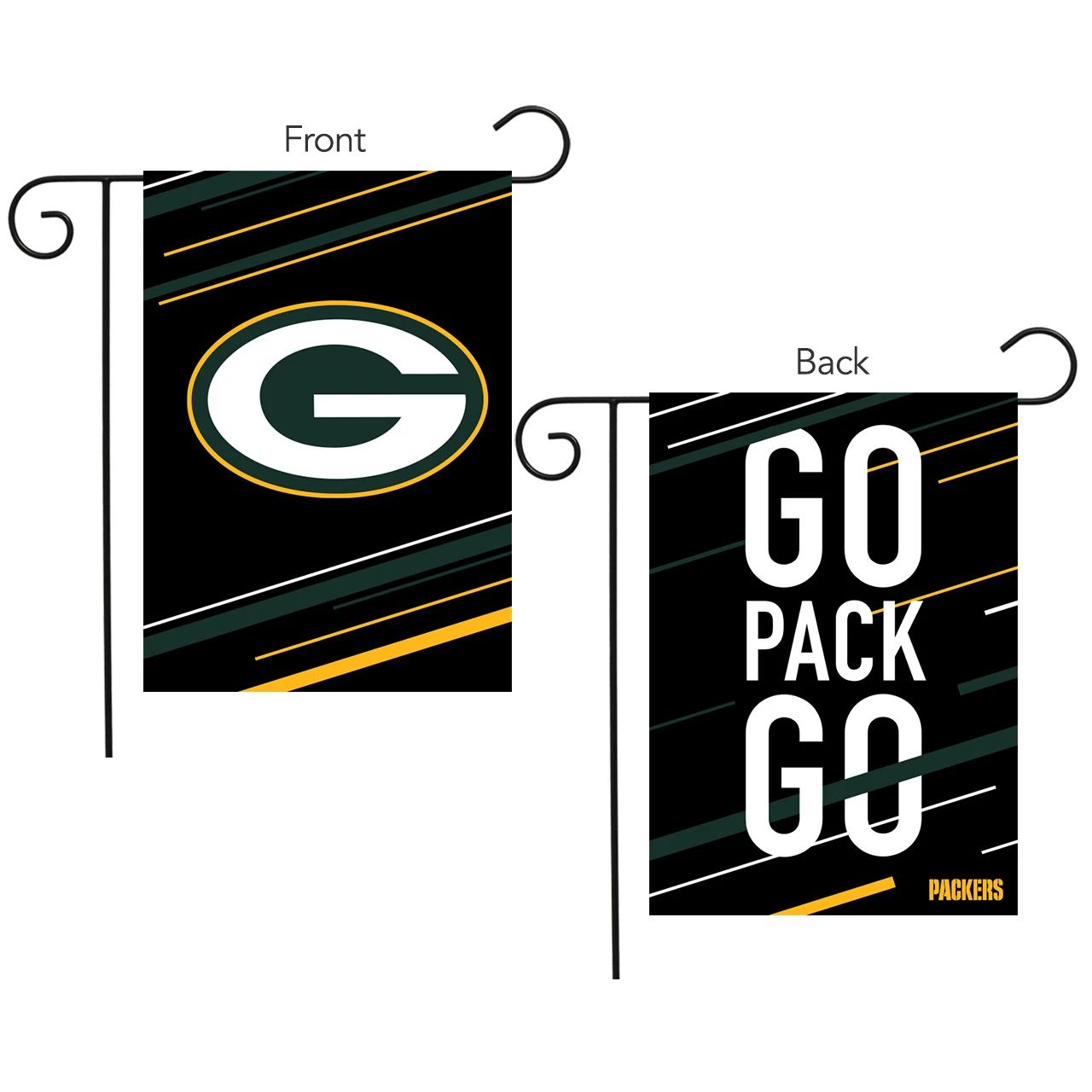 Green Bay Packers Slogan Garden Flag (Double-Sided)