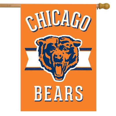 Retro Chicago Bears House Flag