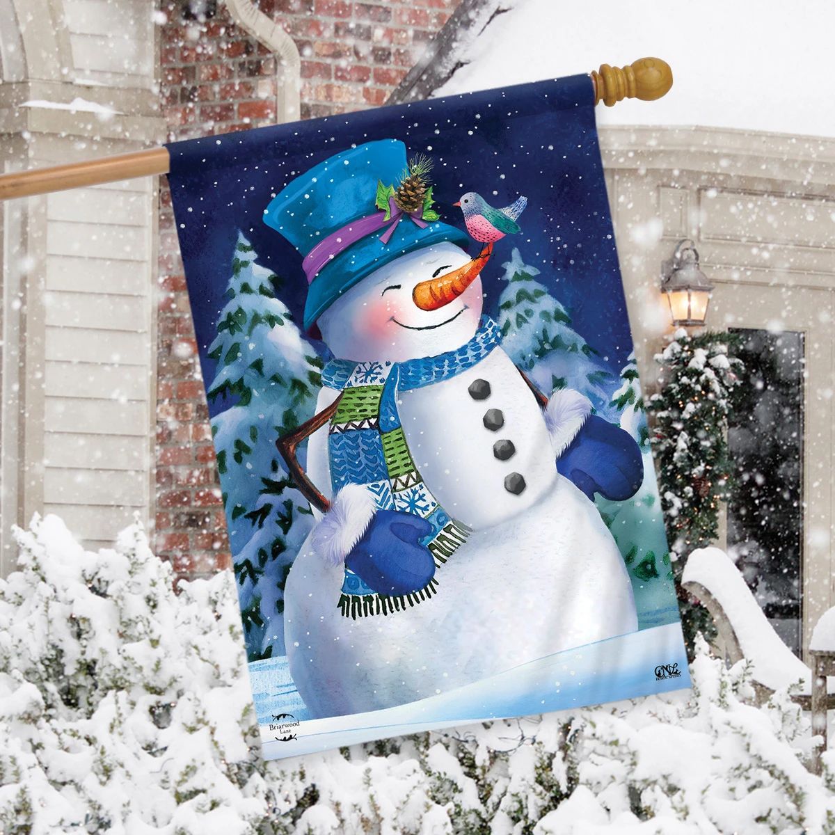 Snowfall Celebration House Flag