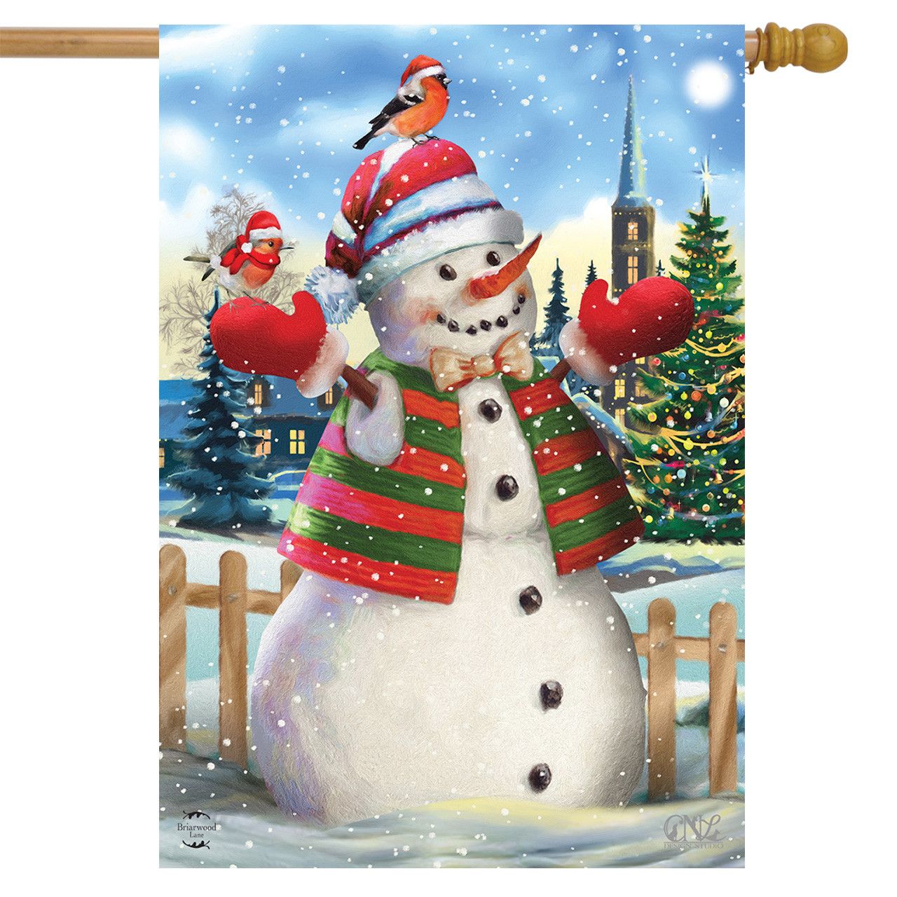 It's Snowing House Flag