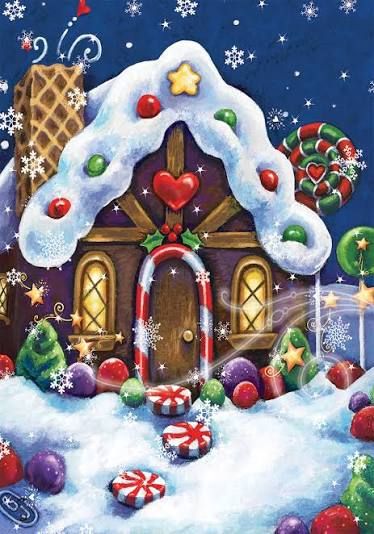 Sugar and Spice Christmas Garden Flag