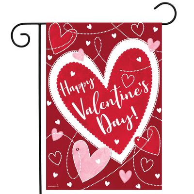 Heart Toss Garden Flag