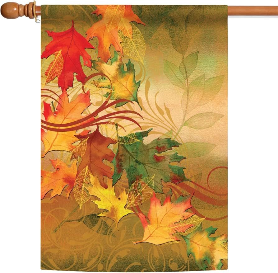 Autumn Leaves Garden Flag