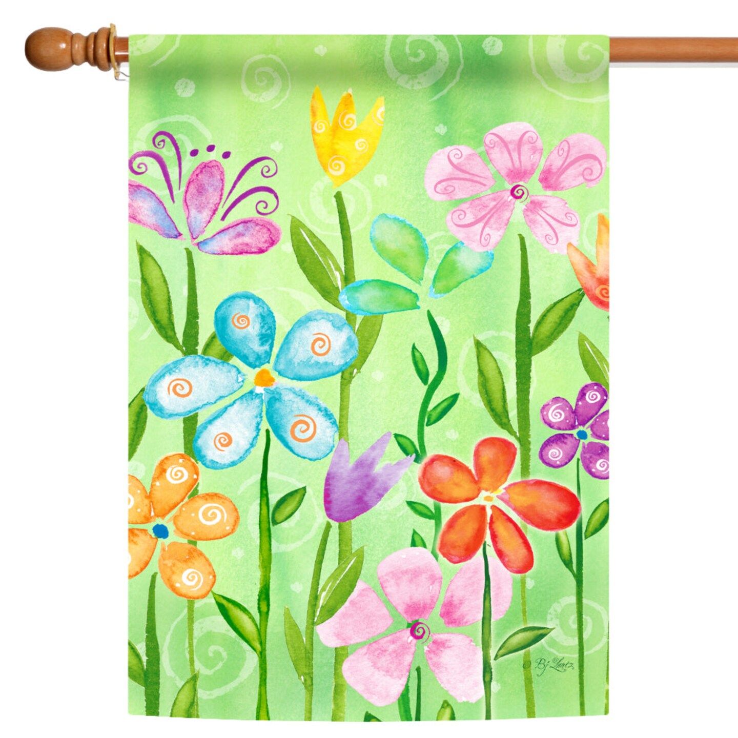 Spring Bloom Welcome Garden Flag