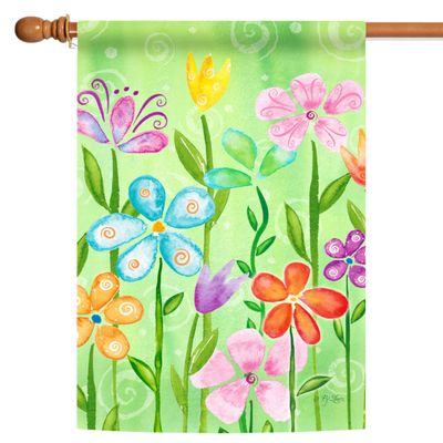 Spring Bloom Welcome Garden Flag