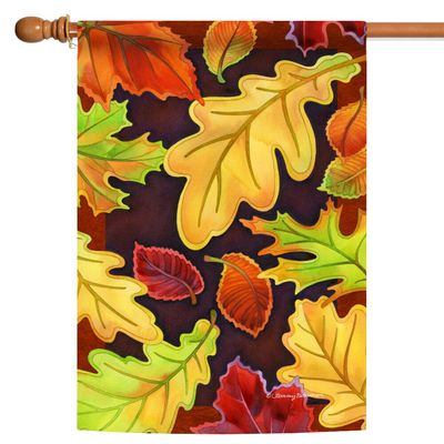 Fall Leaves Garden Flag