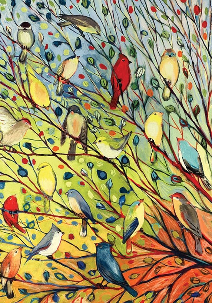 Birds and Tree Garden Flag