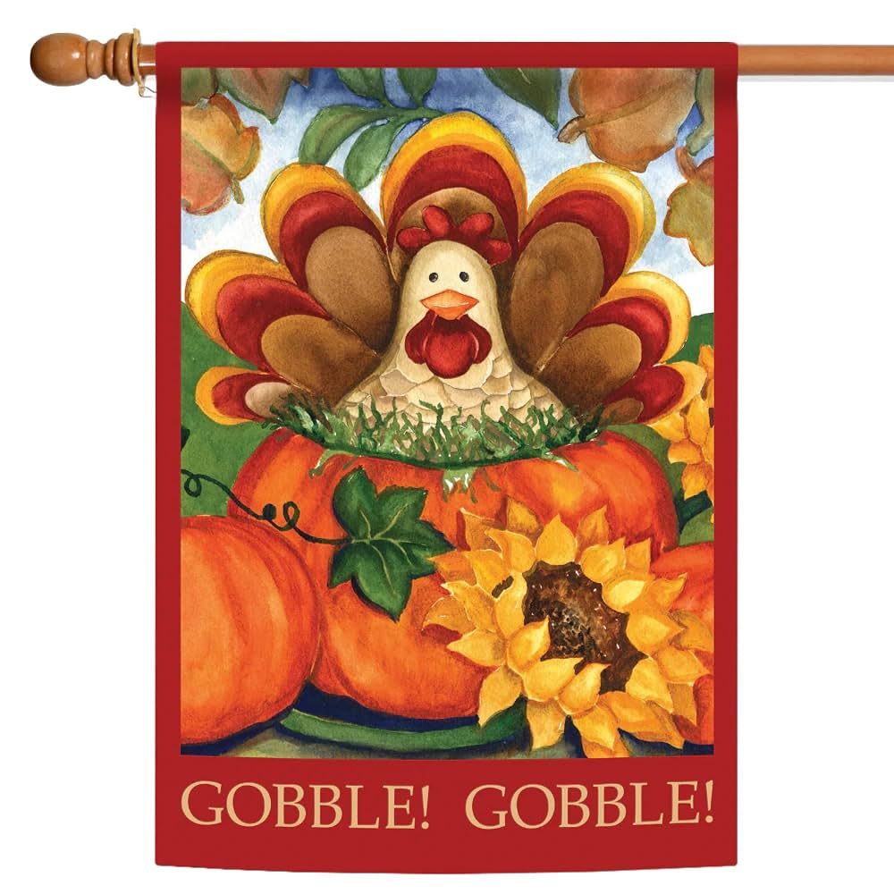 Autumn Turkey Garden Flag