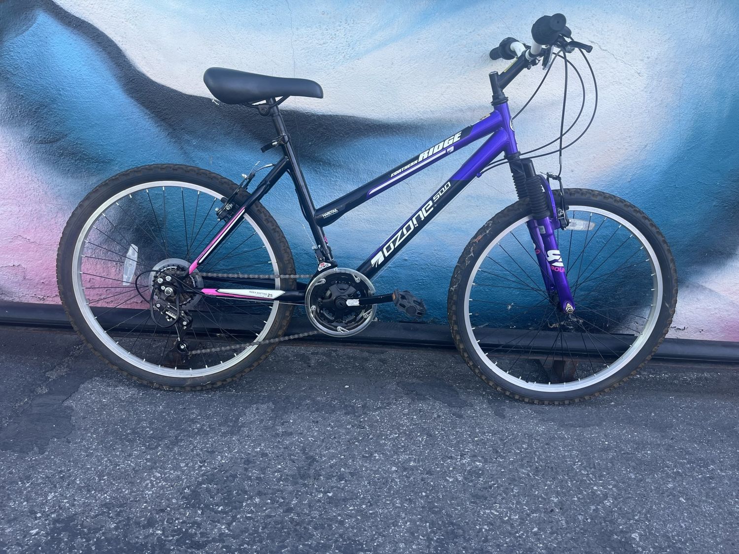 used Ozone Northern Ridge purple/black, as-is
