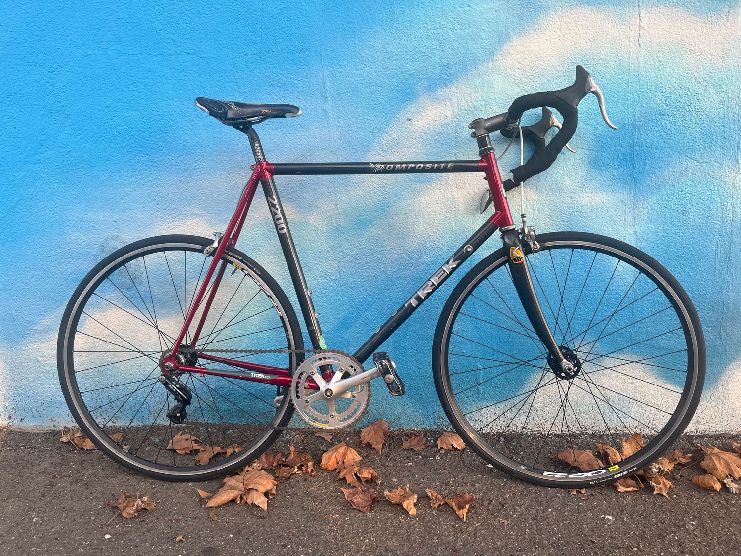used Trek Composite 2200 single-speed gray/wine, 62cm