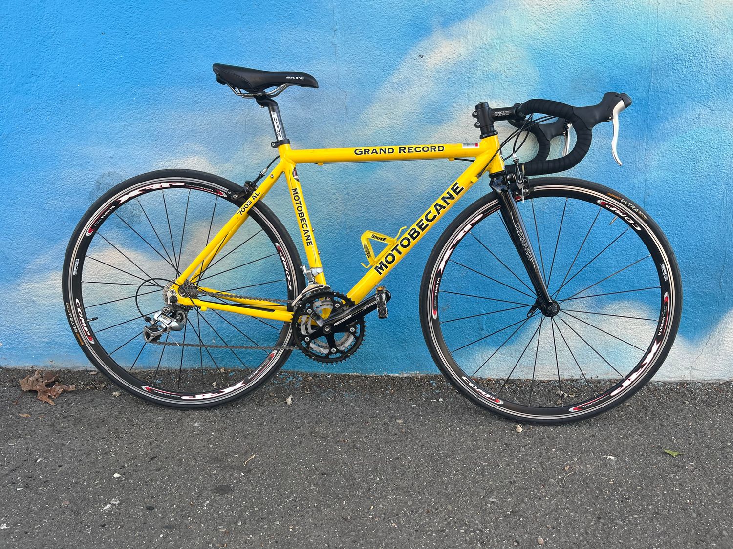 used Motobecane Grand Record, bright yellow, 48cm