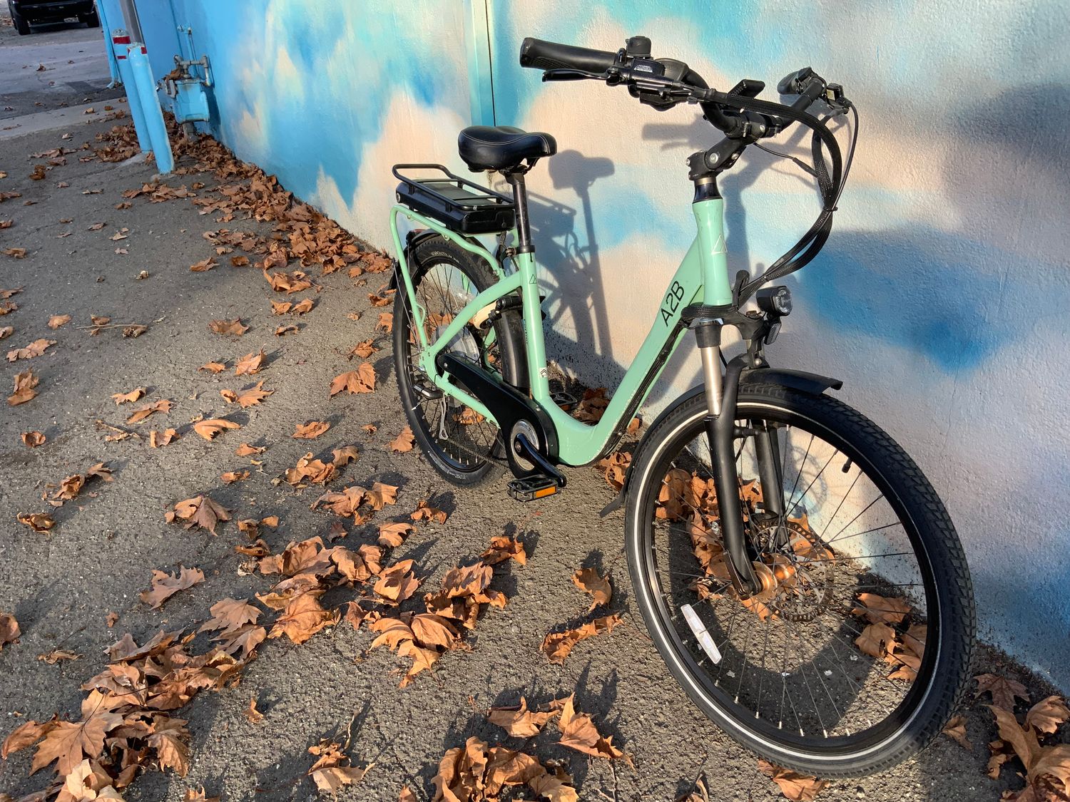 used 36 voltA2B Ferber, green step-thru, as-is