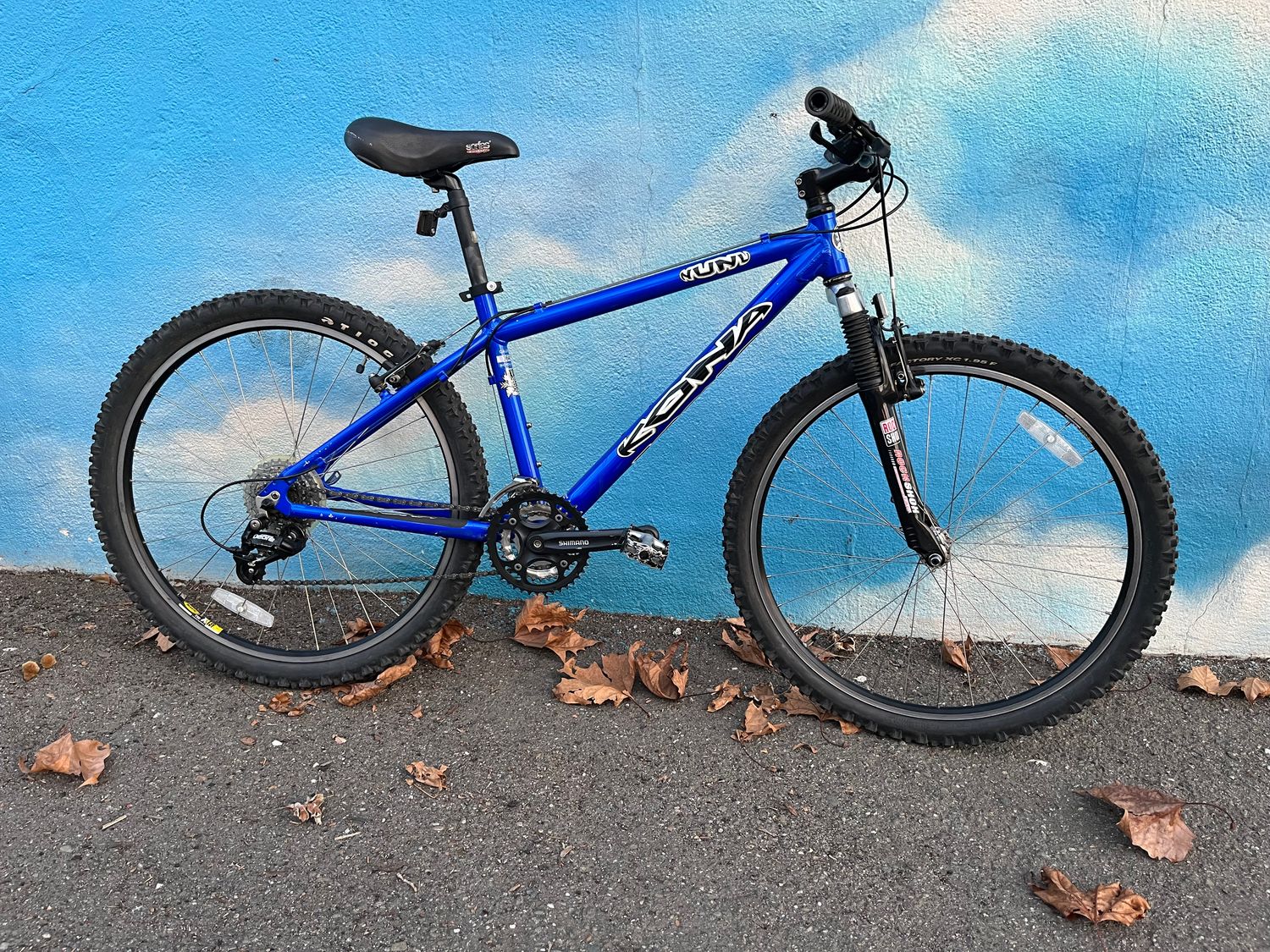 used Kona Nunu, blue, small 16&quot;
