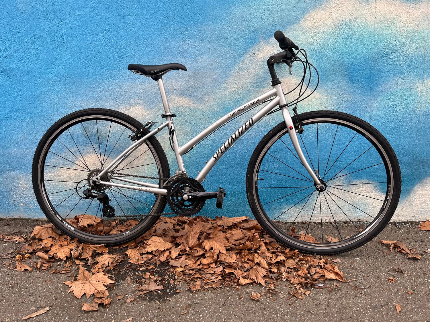 used Specialized Crossroads, silver, small 16&quot;