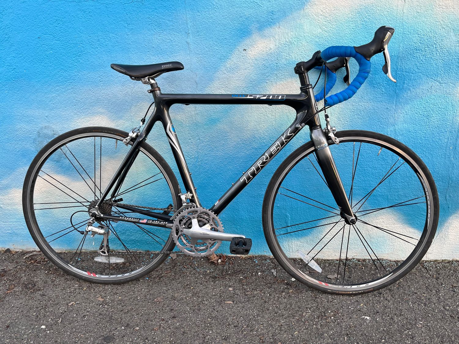 used Trek 5200 carbon, gray/silver, 54cm