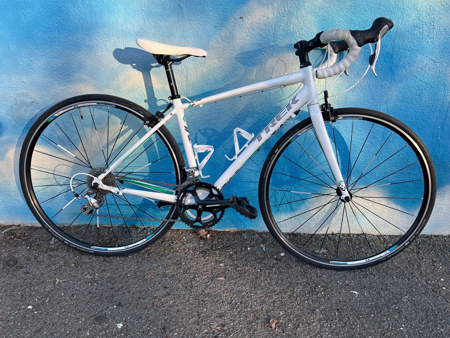 used Trek Lexa, white/green, 50cm