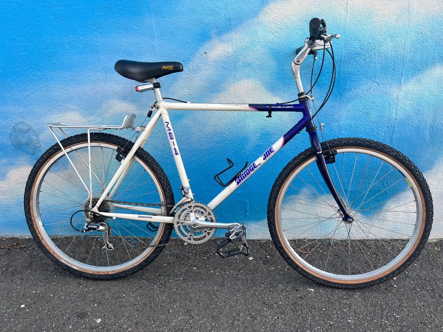 used Bridgestone MB-4 Trailblazer, blue/cream, large 20&quot;
