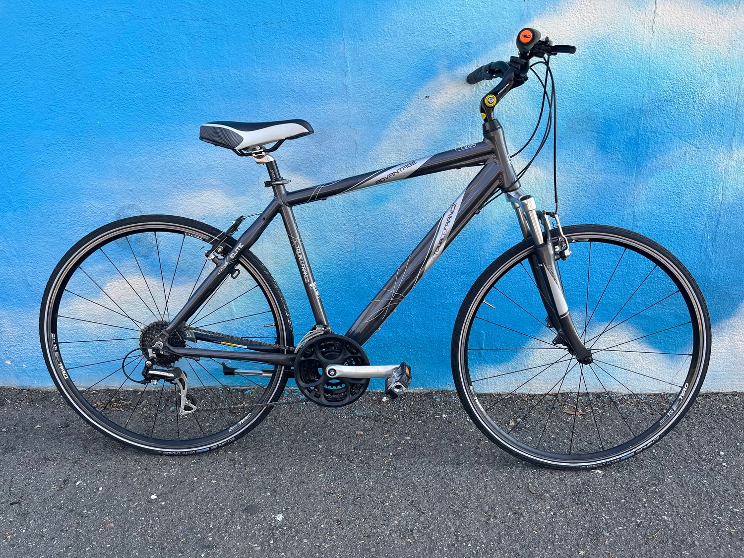 used le Tour de France Advantage, gray/silver, large 19&quot;