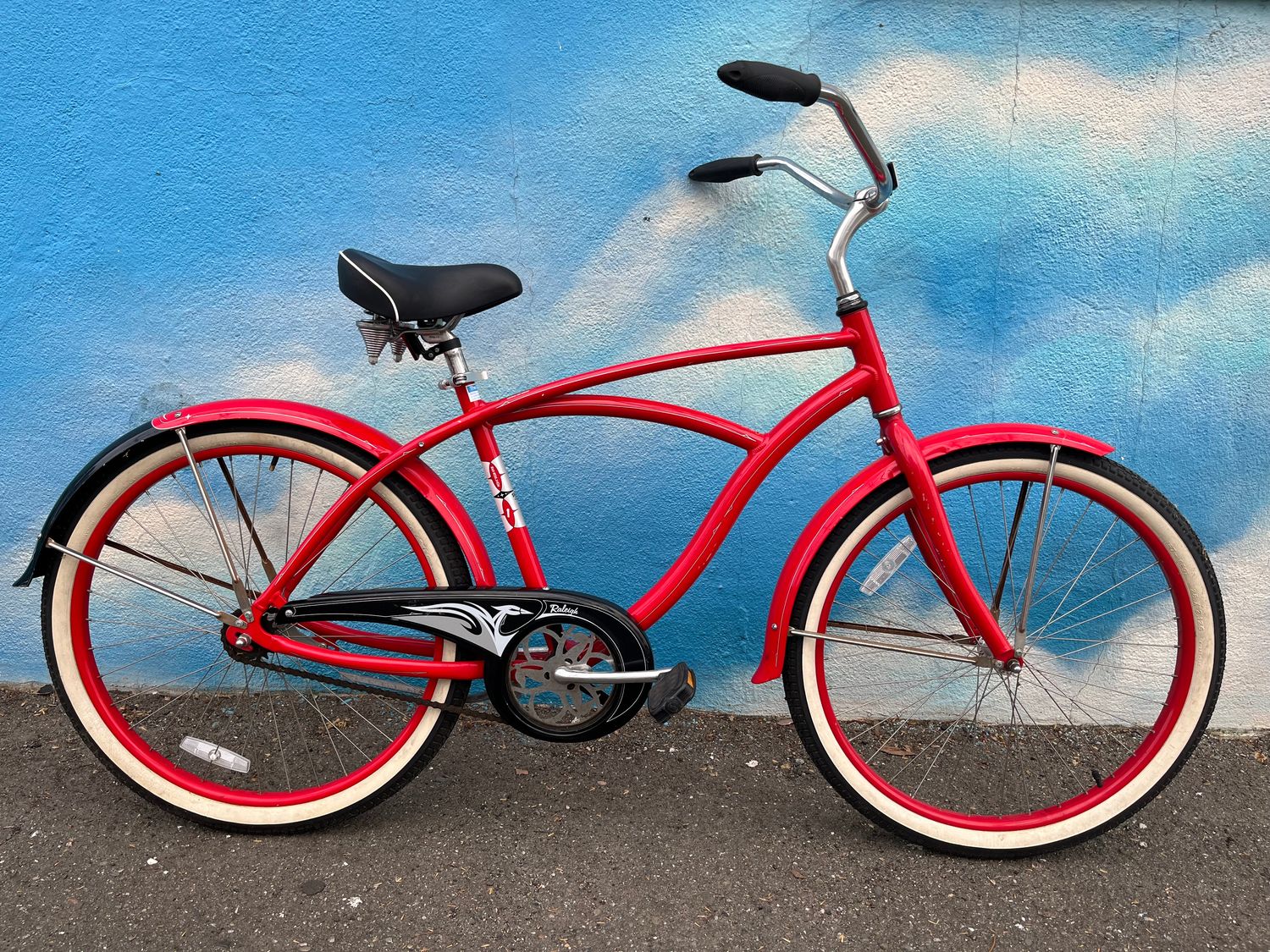 used Raleigh Retroglide, red