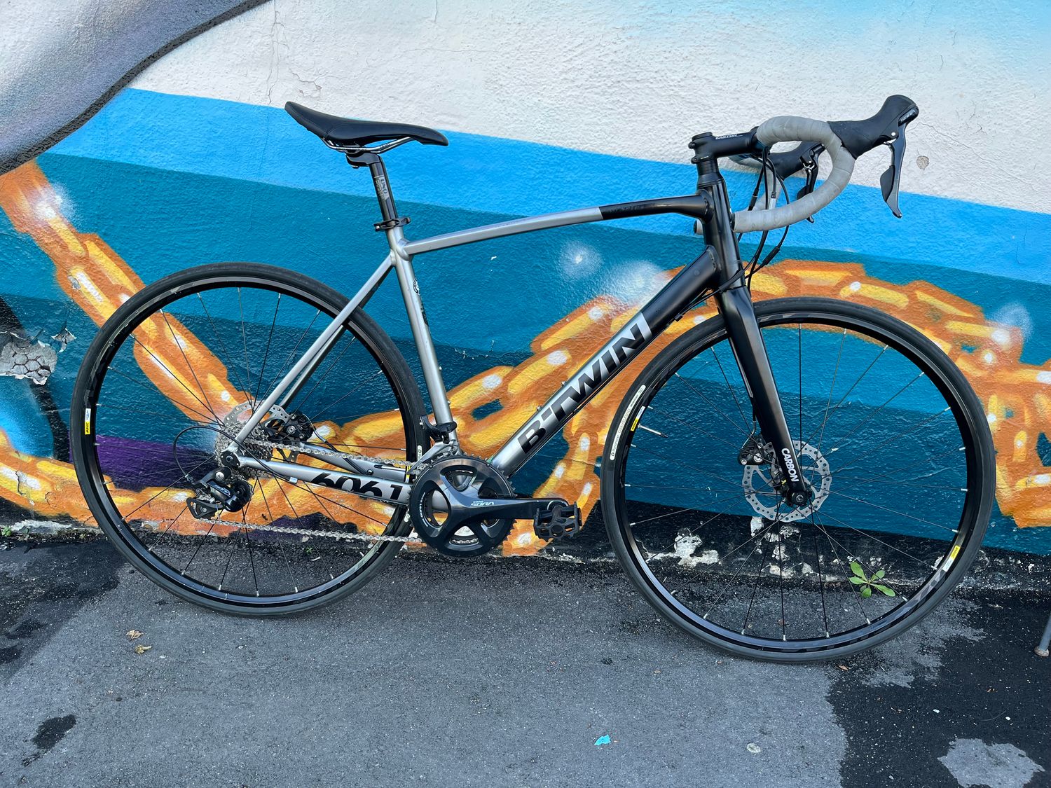 used Btwin Ultra AF GF disc, gray/black, 53cm