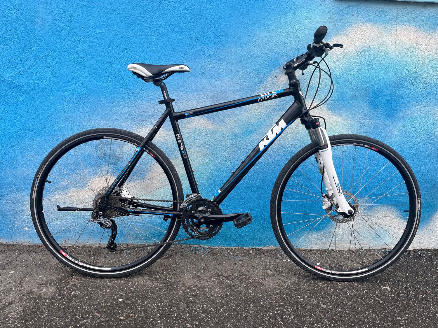 used KTM Life Motion, black/blue, XL