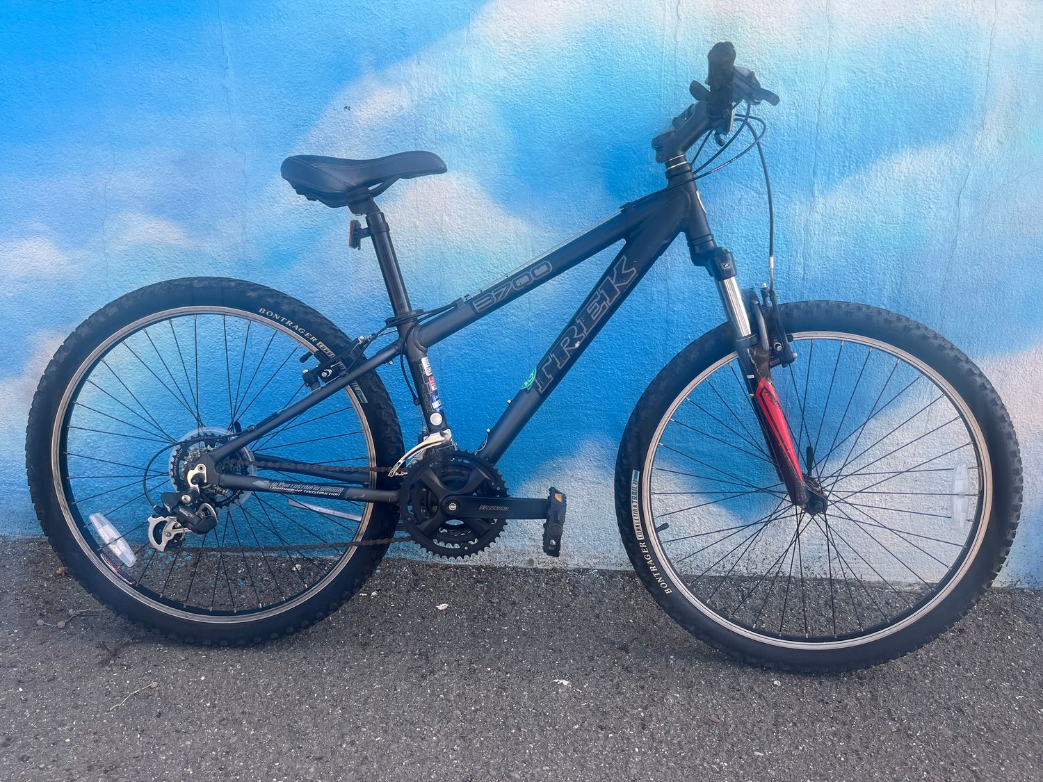 used Trek 3700, black, XSmall 13&quot;