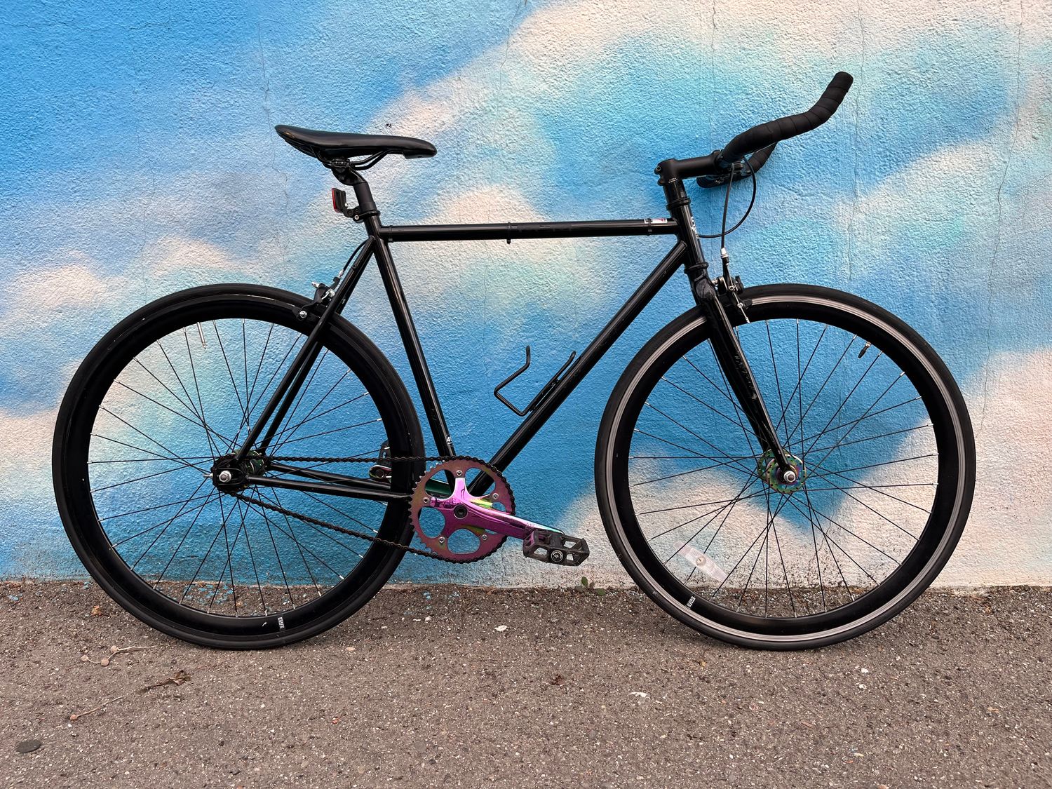 used State single-speed, black, 554cm