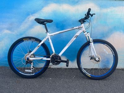 used Raleigh Talus 5.0, silver/cream/white, medium