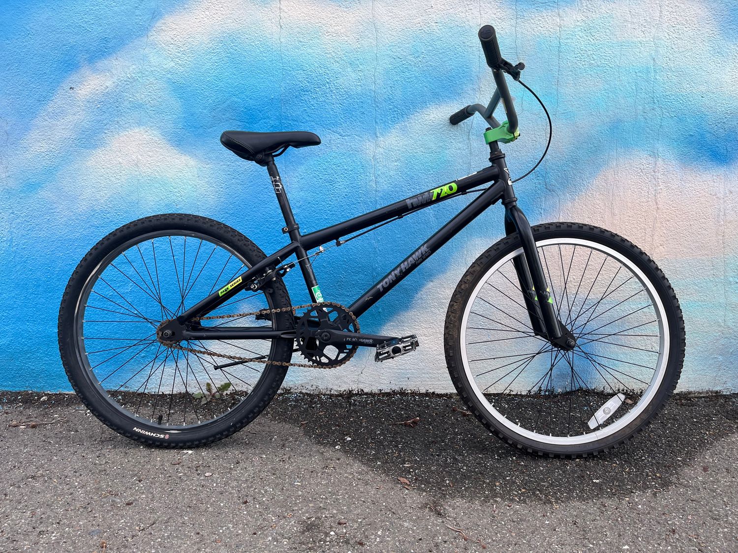 used Tony Hawk Park Series, black/green, 24&quot; wheel