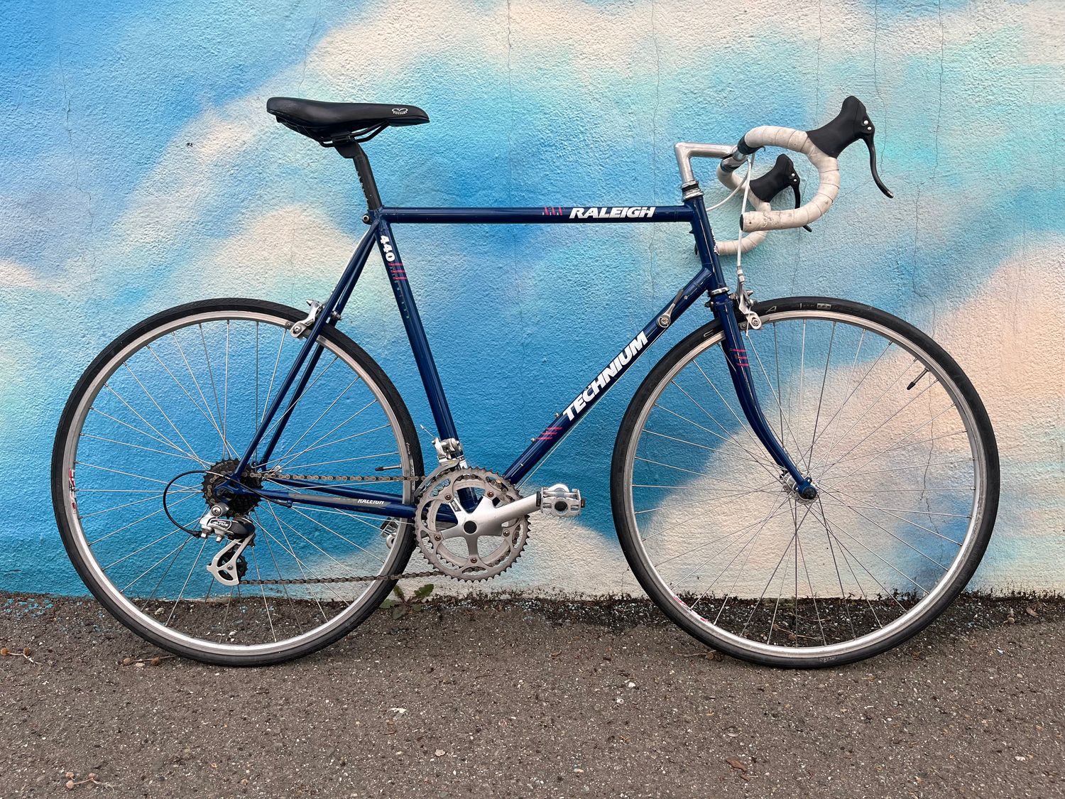 used Raleigh Technium, blue/white, 59cm