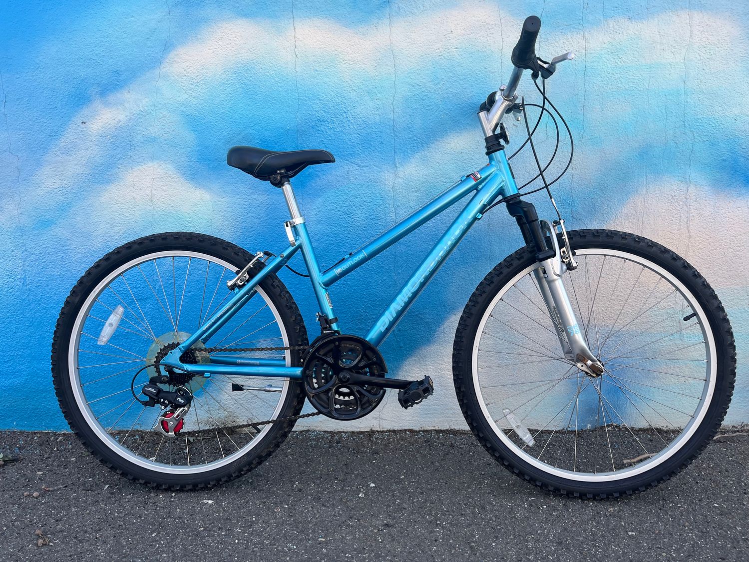 used Diamondback Outlook, blue, small, as-is