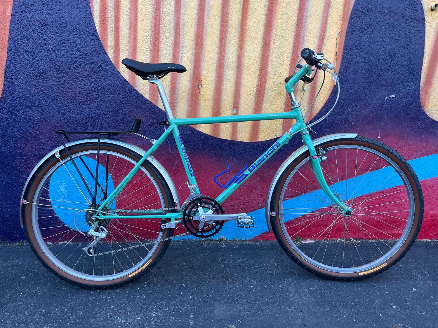 used Bianchi Grizzly, celeste, medium