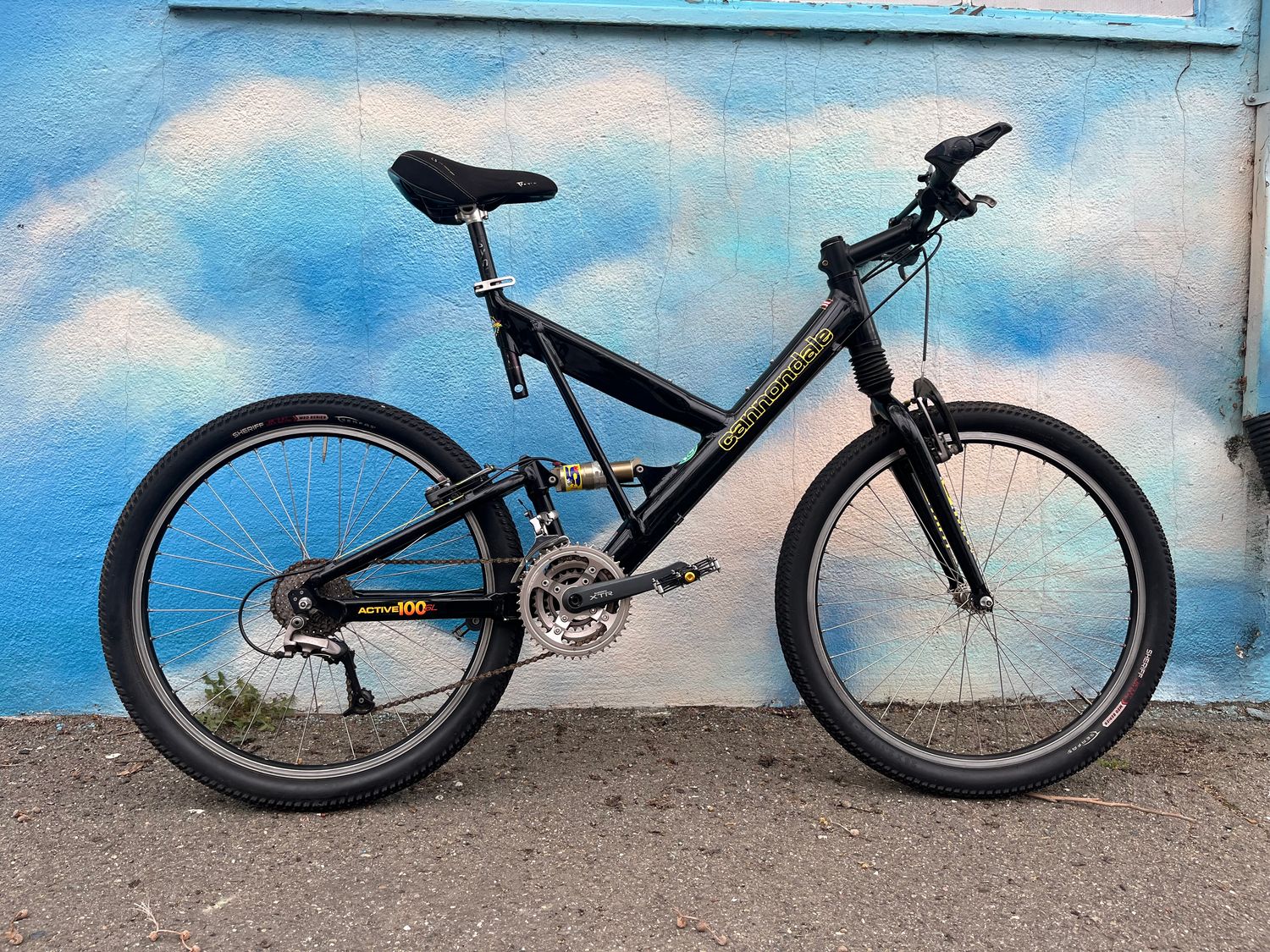 used Cannondale Active 100, black/yellow, XL