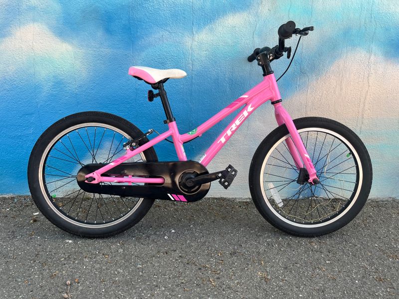 used Trek Precaliber, pink, rear coaster/rim brake, 20&quot; wheel