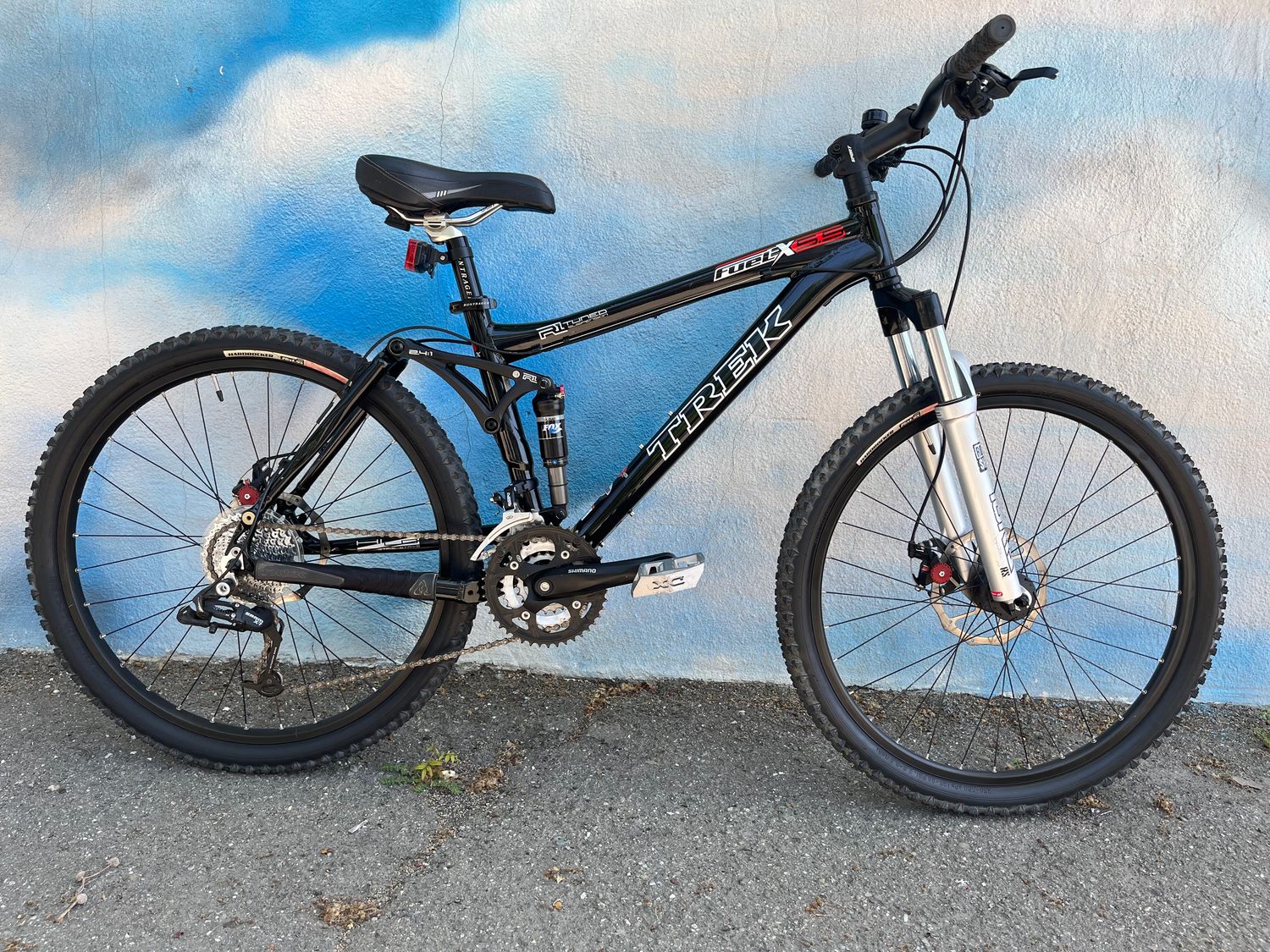 used Trek Fuel EX5.5, black/silver/red, small 16.5&quot;