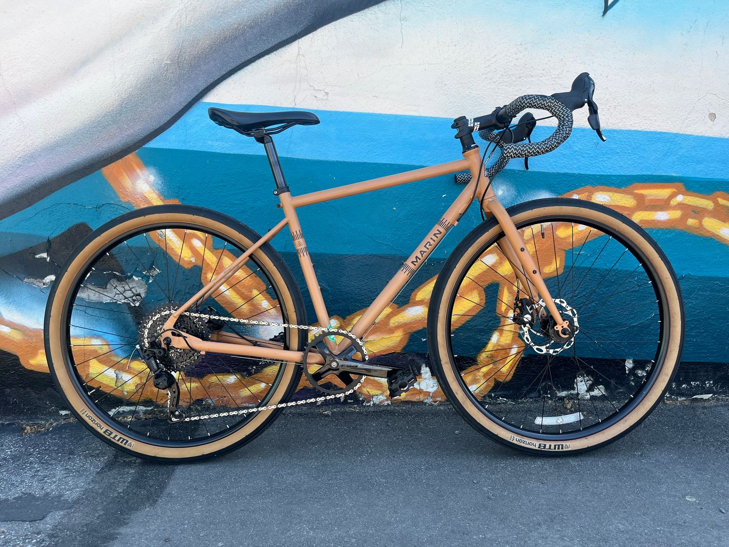 used Marin Nicasio, satin tan, 48cm