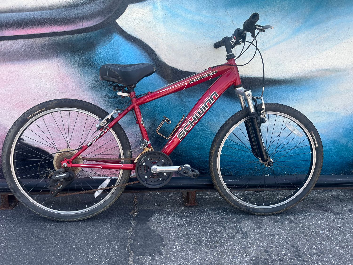 used Schwinn Ranger , red, as-is