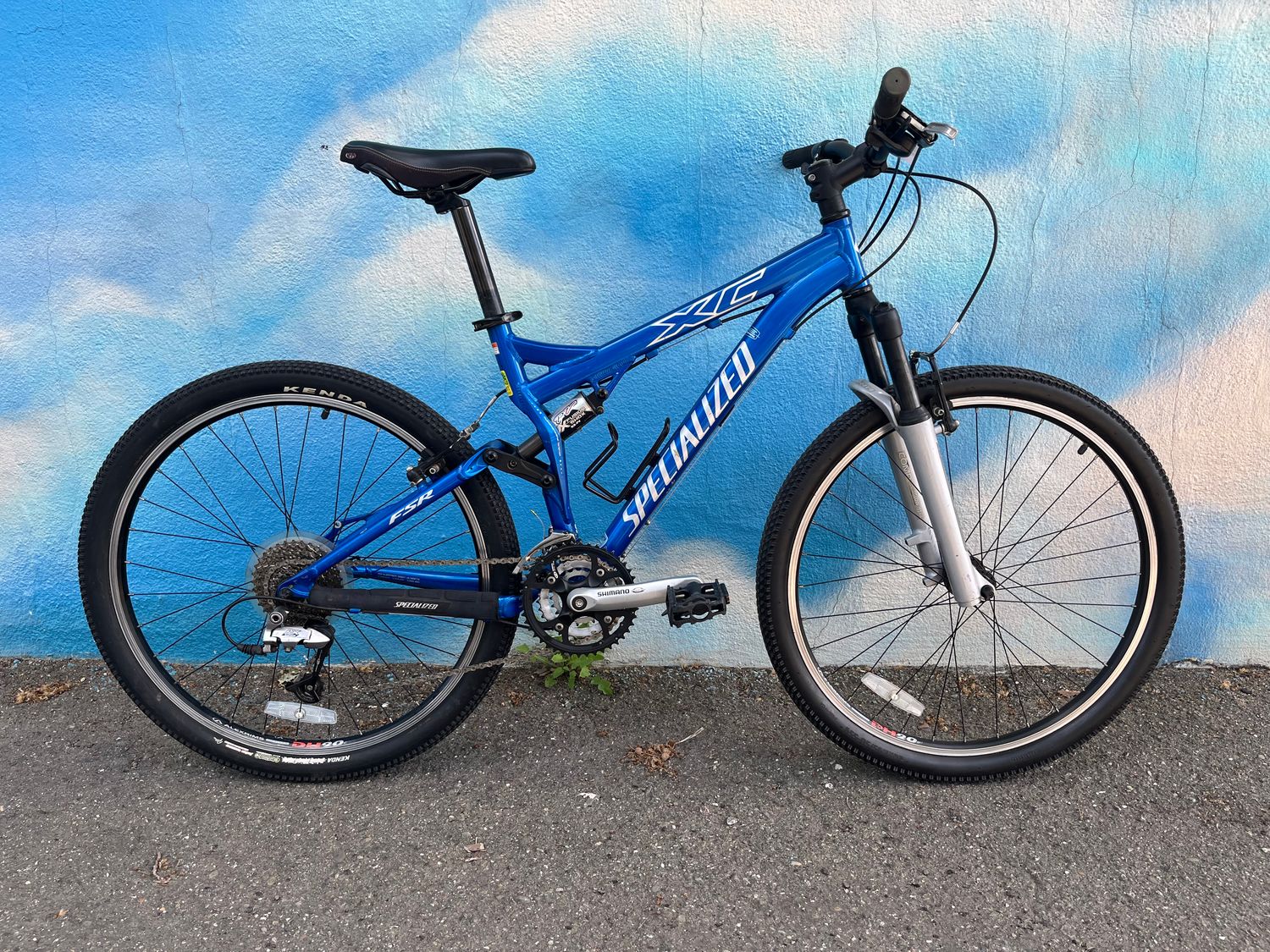 used Specialized XC, blue, small