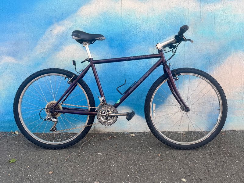 used Specialized Rockhopper, plum, medium