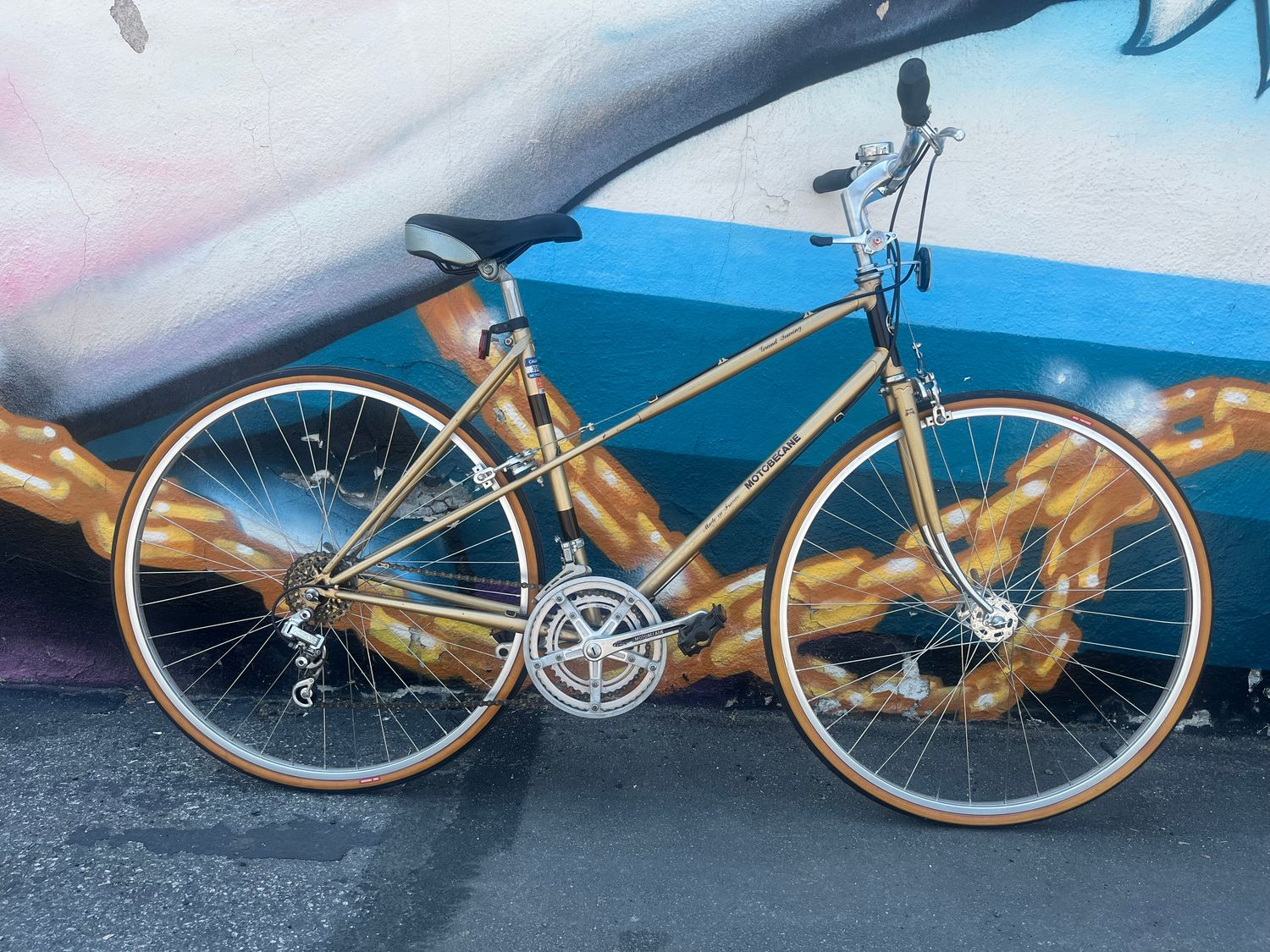 used Motobecane Grand Touring, gold, large