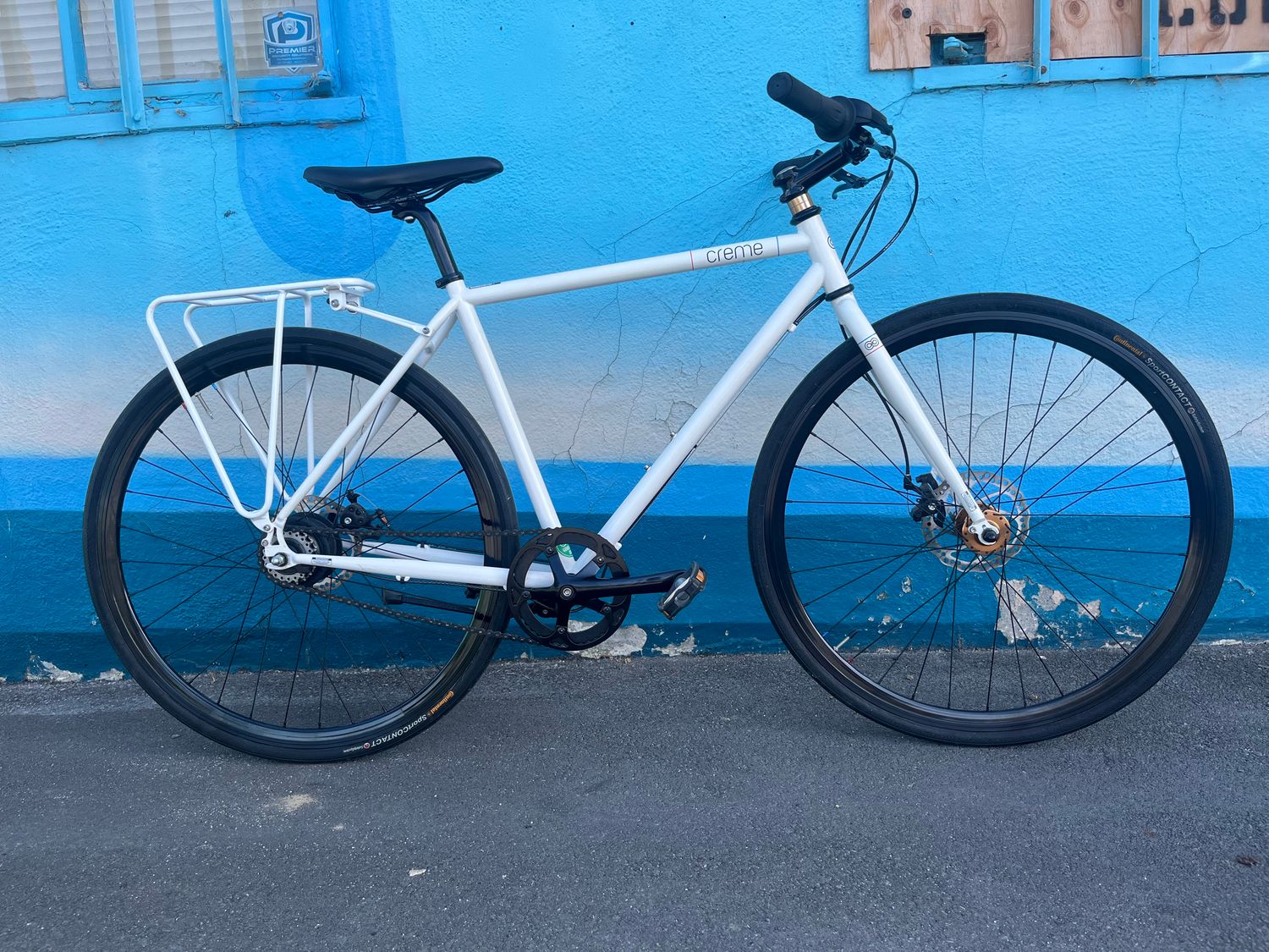 used Creme 8-speed internal hub, cream, 50cm small