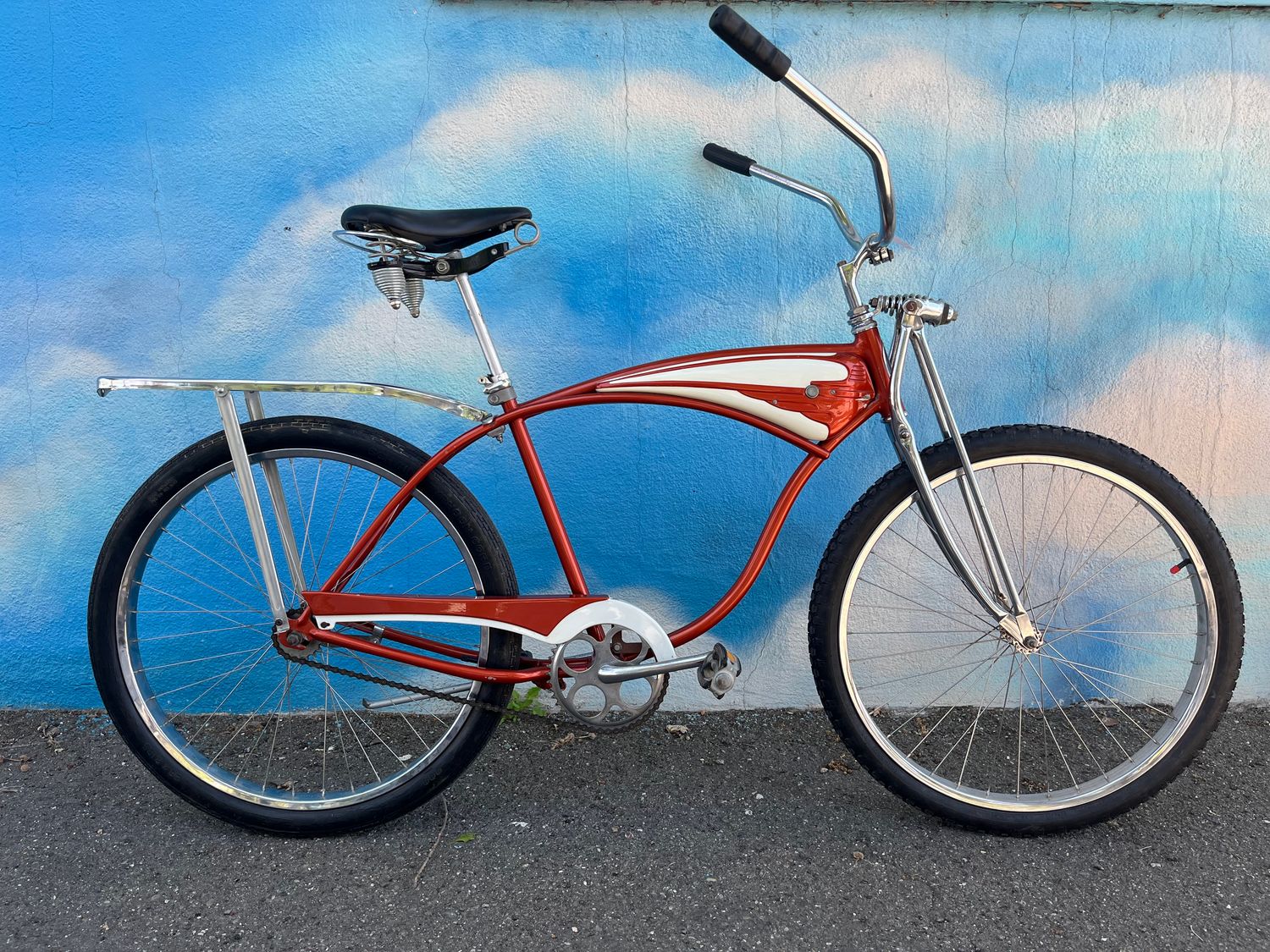 used Schwinn Chicago built, copper/white